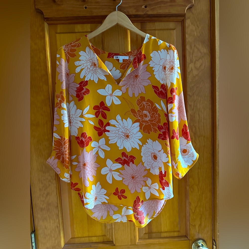 Summery Orange Blouse